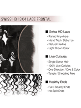 Brooklyn Hair 13x4 HD Lace Frontal – Loose Wave True Swiss HD 100% Remy Human Hair